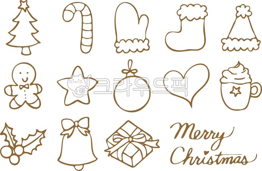 크리스마스,아이콘,손그림,손글씨,christmas,icon,sybol,handdrawn,handdrawing,card,lineart,라인아트,카드,겨울,winter