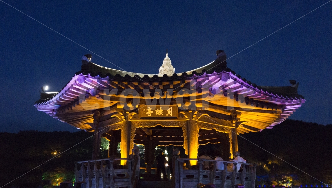 안동,야경,여름,여행,월영정,팔각정,월영교,정자,화려함,야간,야경,밤,풍경,nightscape,night,landscape,한국전통,한국문화,korean traditional,korean culture