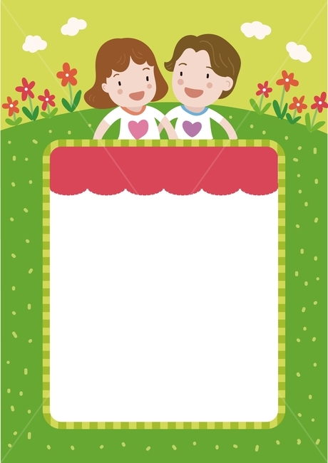 friendship,kid,Young kid,family communication,cloud,spring,Field,notification,character,Notice,children,friend,alarm,graphic,announcement,nursery school,border,Day care Center,notice board,flower,kindergarden,background,Recruitment of children,illustratio