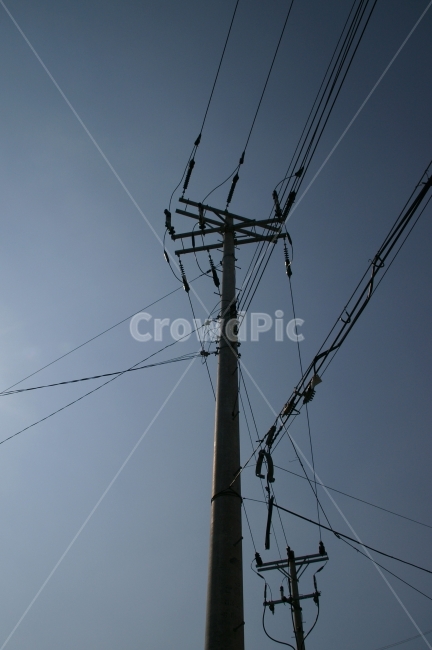 전신주,전봇대,전선,전기,하늘,산업,industry,industrial,에너지산업,energy industry,utility pole
