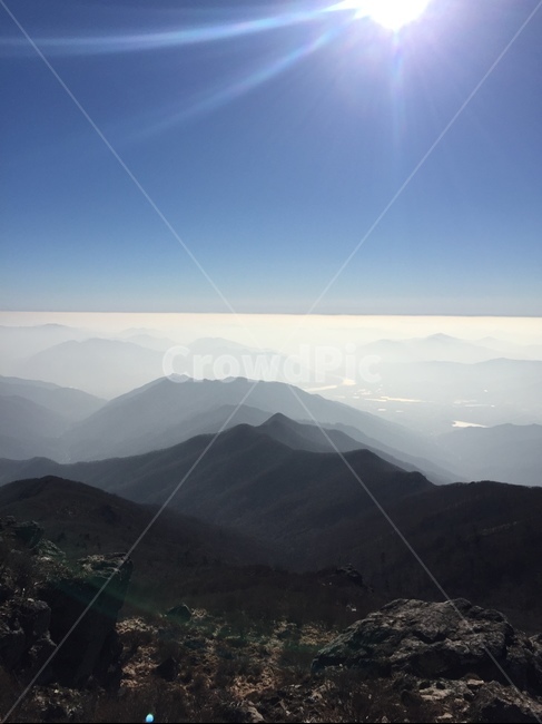 지리산,노고단,정상,구름,jirisan