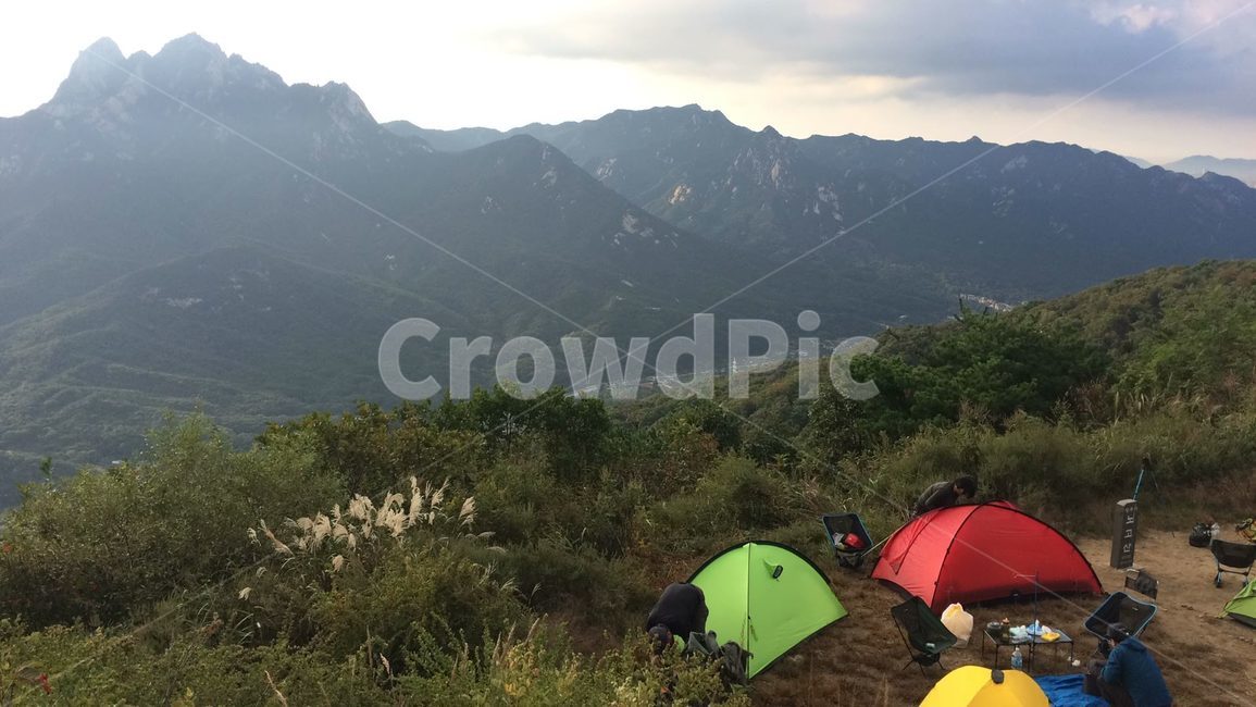 비박,산행,등산,텐트,노고산