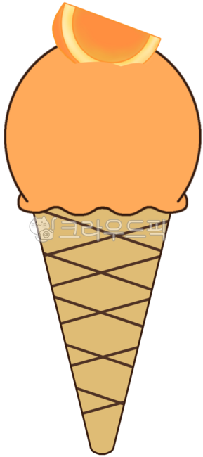 Ice cream,ice cream cone,ice cream cone,gelato,ice cream,ice cream illustration,gelato,orange ice cream,tangerine ice cream,mandarin ice cream
