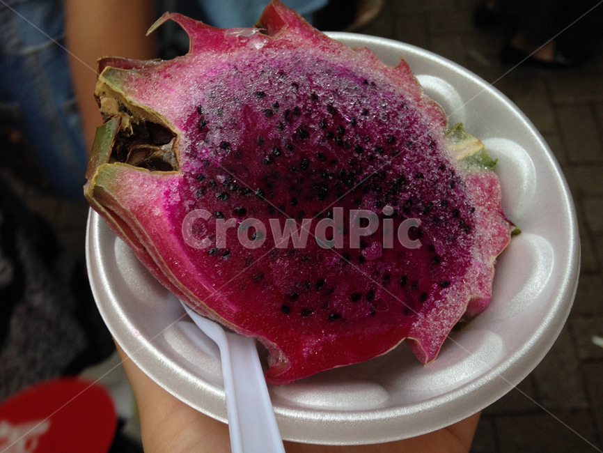 드래곤후르츠,얼린과일,페스티벌음식,dragonfruits,디저트