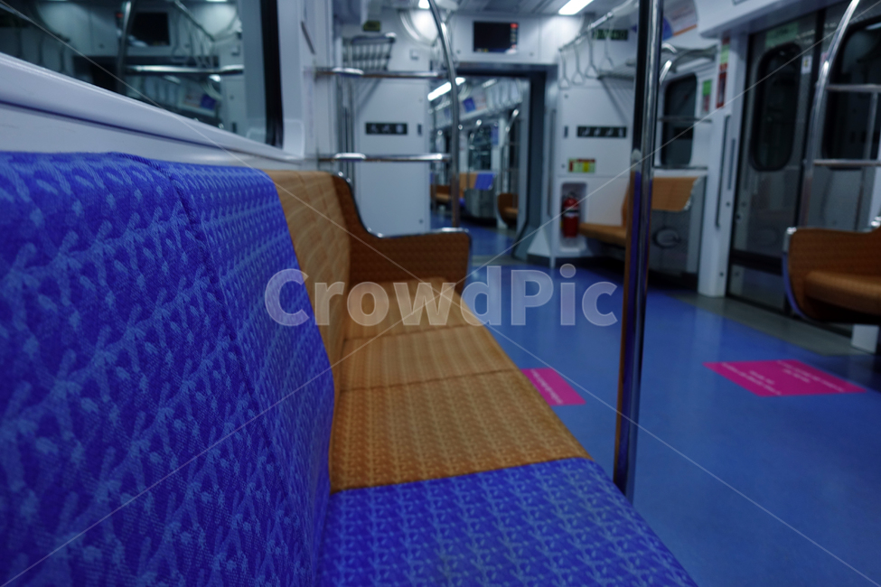 지하철,분당선,전철,비어있는,대중교통,교통,교통,교통수단,traffic,transportation,couch,침상