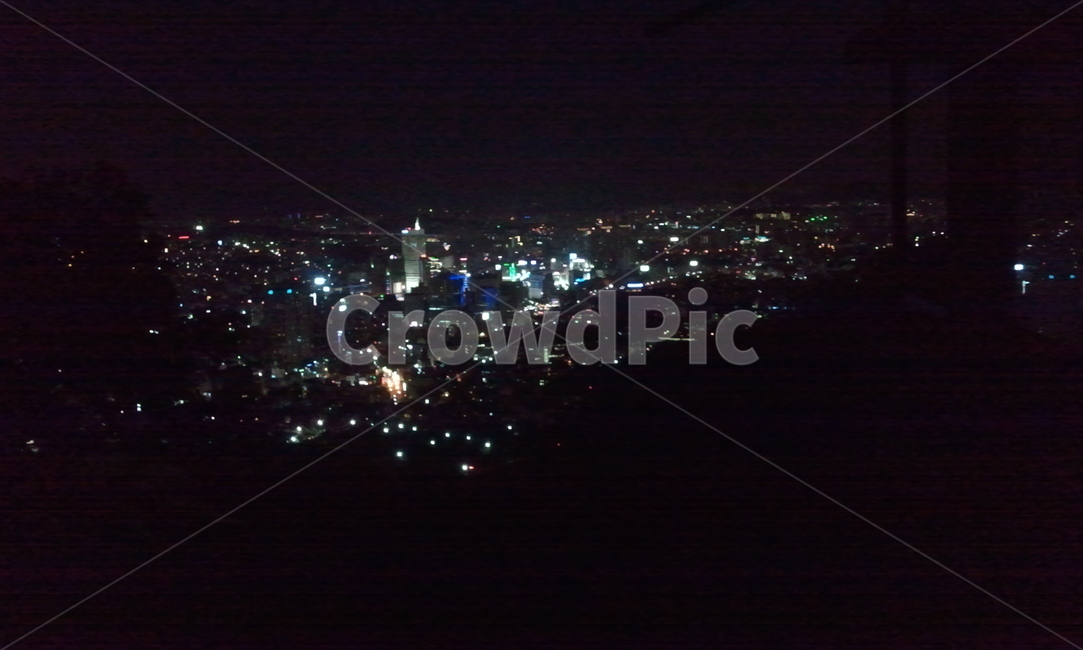 남산,높은곳,야경,정상,nightview