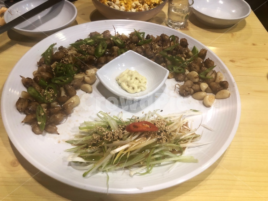오징어입,오징어,술안주,파무침,안주