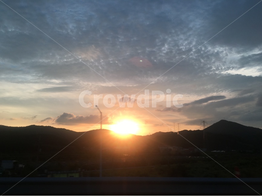 자연,석양,풍경,여름,하늘,구름,자연,풍경,nature,landscape,flare,플레어,light,빛,sunlight,햇빛,outdoors,옥외