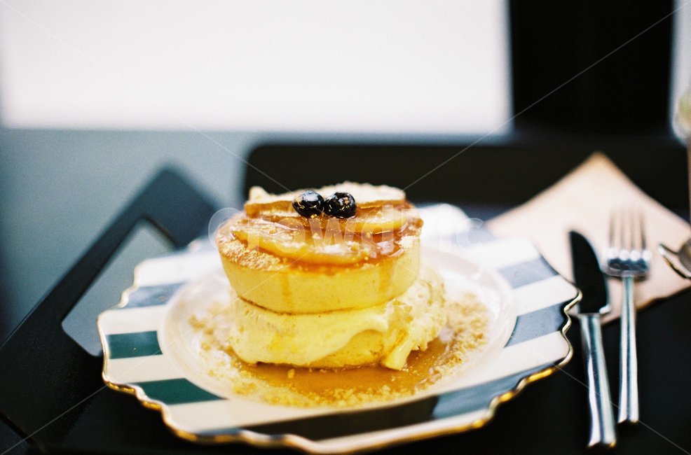 카페,커틀러리,핫케이크,팬케이크,필름,필름사진,cafe,cutlery,pancake,film,sweets