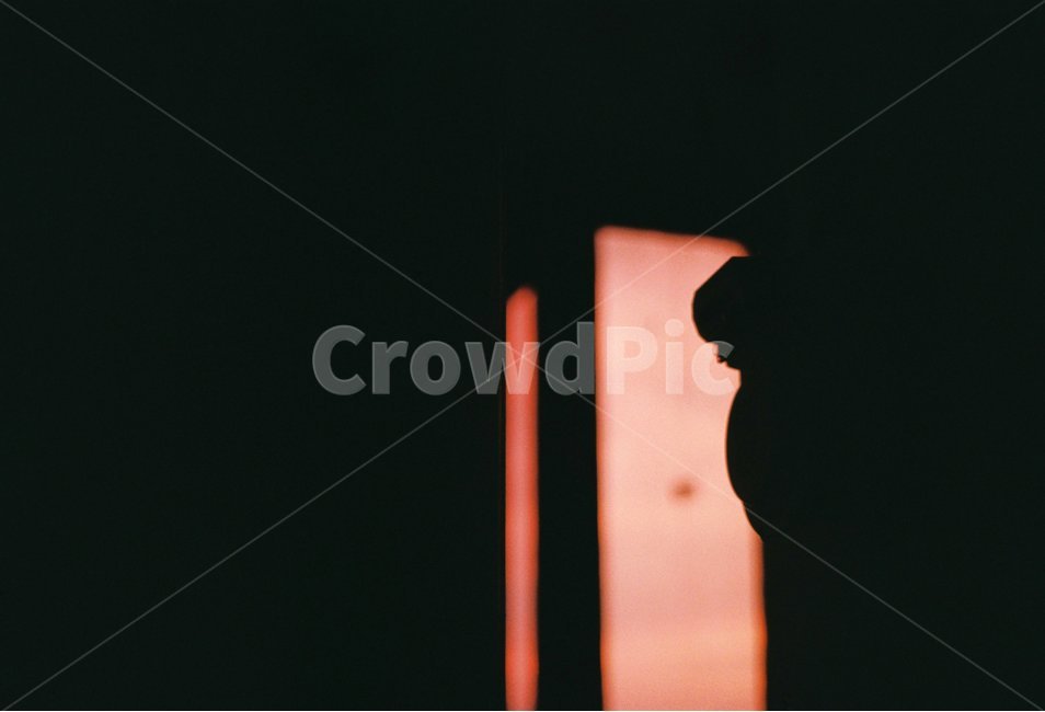 silhouette,실루엣,어둠,pink,dark