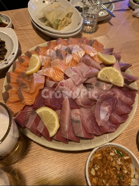 방어,방어회,연어,연어회,해물,음식,food