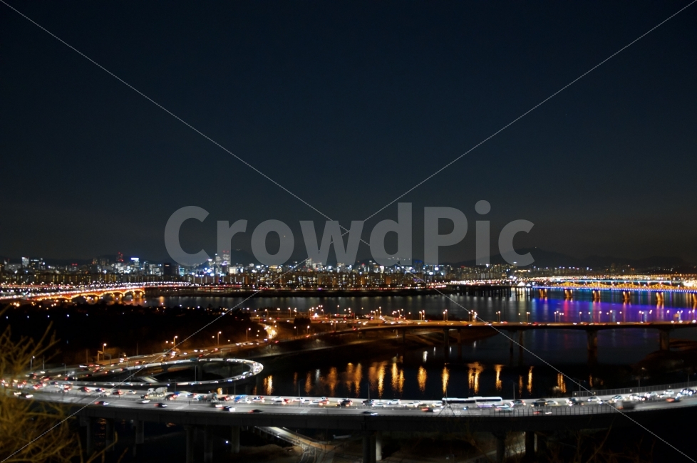 야경,응봉산,한강,성수대교,동호대교,도시,풍경,city,landscape,교통,교통수단,traffic,transportation,야경,밤,nightscape,night,water,물,waterfront,워터 프론트