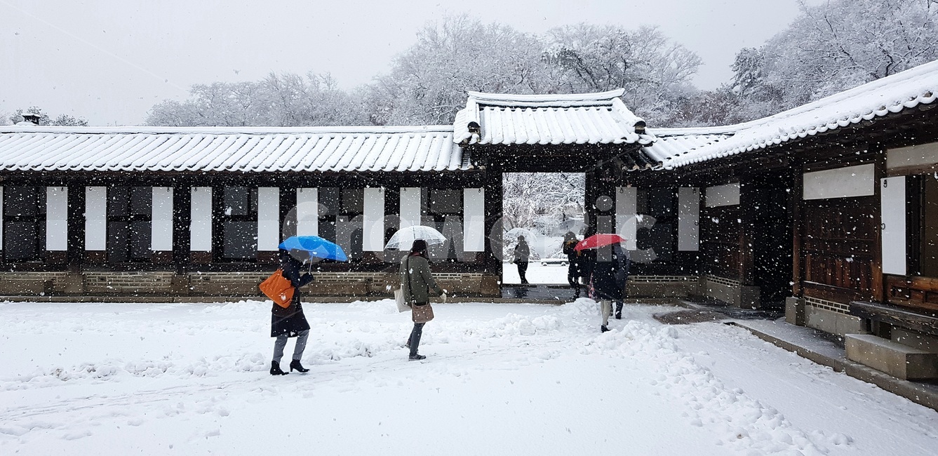 첫눈,창덕궁,낙선재,firstsnow,changdeokgung,changdeokgungnakseonjae,nakseonjae,겨울,계절,winter,season,한국전통,한국문화,korean traditional,korean culture,사람들,대중,군중,other people,crowd,건축물,건물외관,exterior,building,structure,architecture,construction