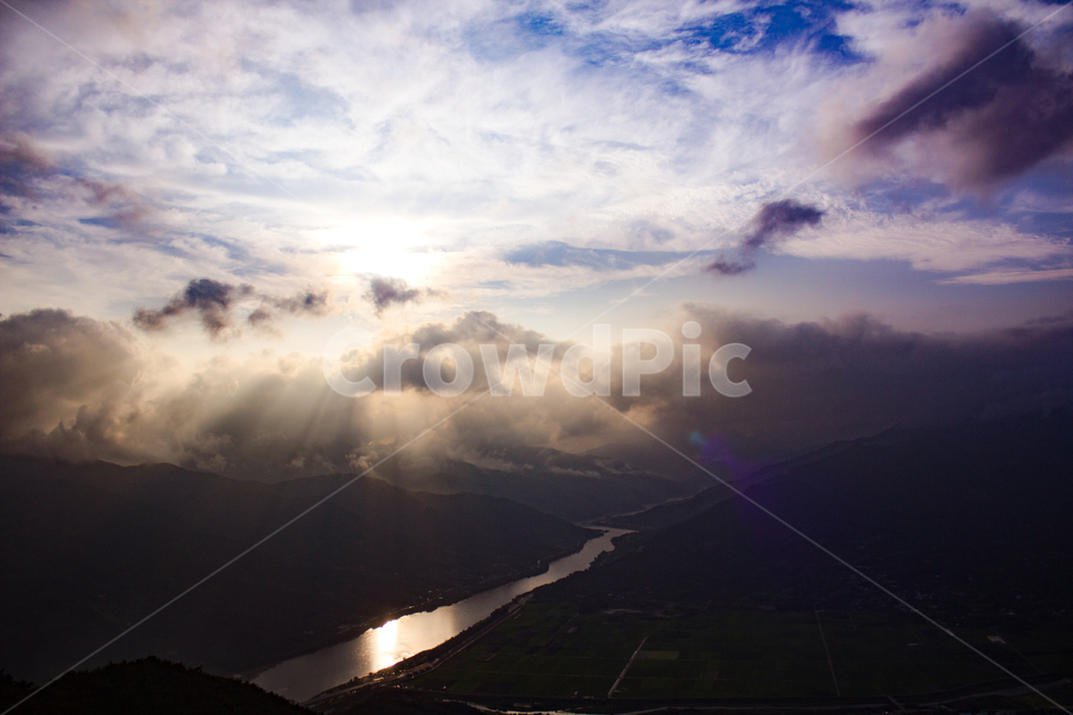 빛내림,하늘,햇빛,강,섬진강,풍경,자연,구름,자연,풍경,nature,landscape