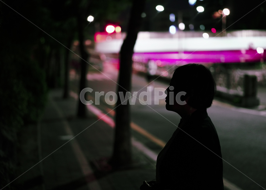 사람,인물,밤,실루엣,인간,human,보행자,person,색감