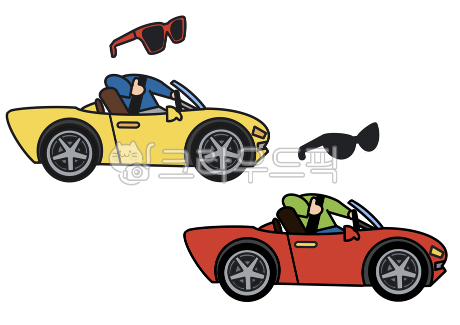 자동차일러스트,자동차그림,자동차,자동차합성,얼굴합성,어린이자동차합성,어린이,아이,유치원,어린이집,교통,교통안전,안전,교통안전교육,스포츠카,레이싱,선글라스