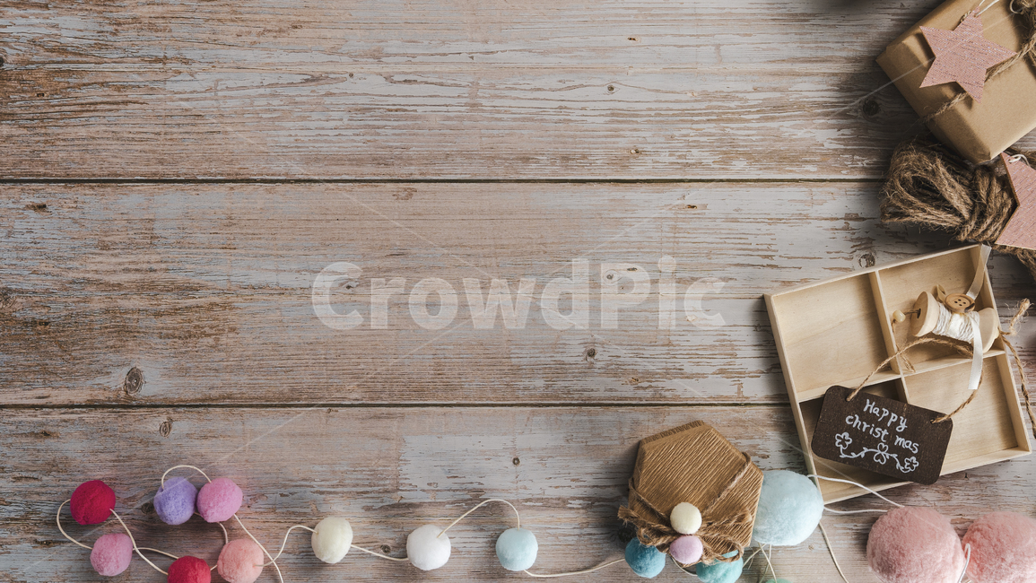 gift,deco,string,wooden table,day off,pom pom,winter,fur decoration,heart shape,thanks,pastel,joy,pom pom decoration,vacation,season,wood,decoration,table,decorative string,top view,edit,ribbon,tree,packaging,star shape,brown,christmas,White,background,vi