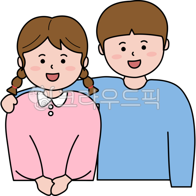 어깨동무,포즈,친한,남녀커플,연인,남녀,학생,어린이,아이,남매,아들,딸,오빠,여동생,동생,대학생,청년,남자,여자,사람,친구,다정한,행복,미소,웃는얼굴,가족,가족그림,family,커플