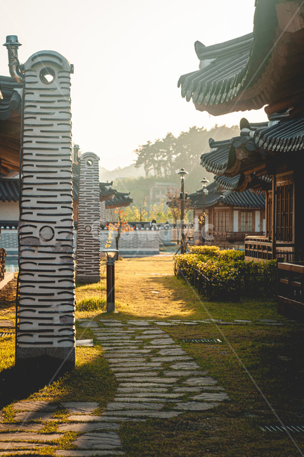 감성,한옥,한옥마을,노을,골목길,길,건물,건축물,architecture,building,한국전통,한국문화,korean traditional,korean culture