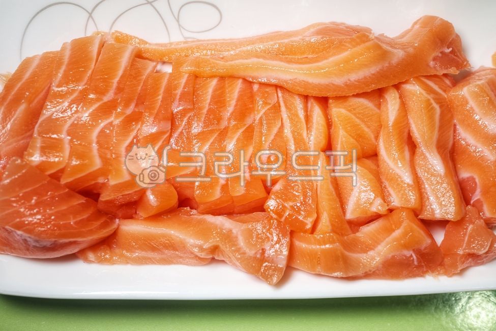 연어, salmon, 연어회, 생연어회, 생연어, 사진,이미지,일러스트,캘리그라피 - SeeOn작가