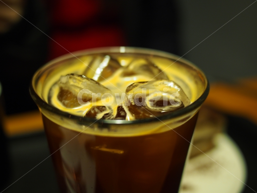 Ice americano,coffee,ice,Americano