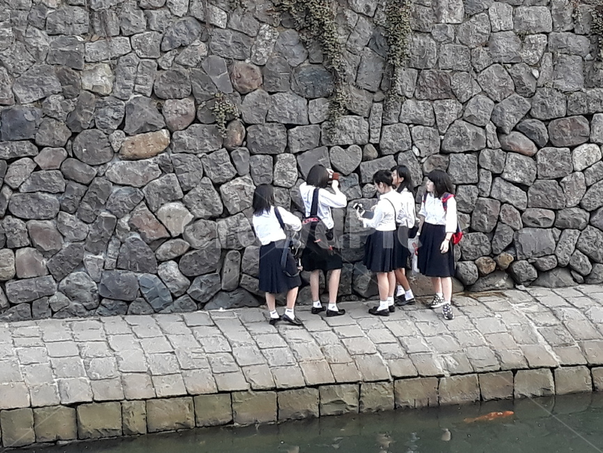 사람,사랑,하트,돌,하트스톤,여고생,나가사키,여름