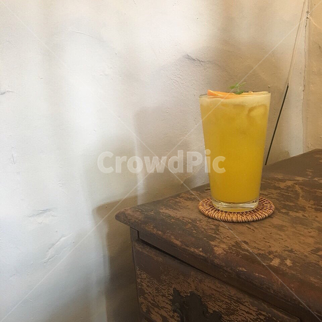 오렌지주스,과일주스,카페,오렌지,음료