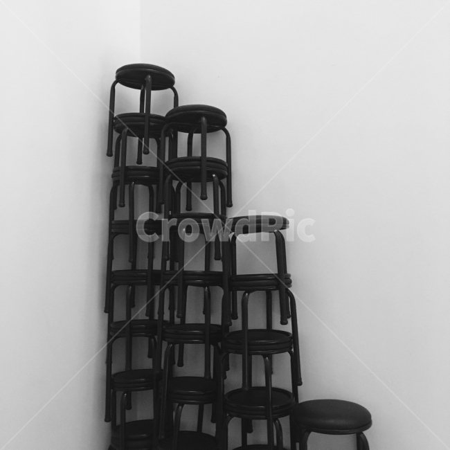 의자,전시회,차곡차곡,생각,정리,흑백,모노톤,monochrome,black and white,사물,물건,오브젝트,thing,object,matter