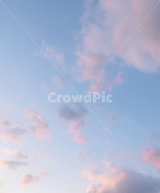 nature,자연,sky,하늘,핑크빛하늘,핑크빛구름,핑크색구름