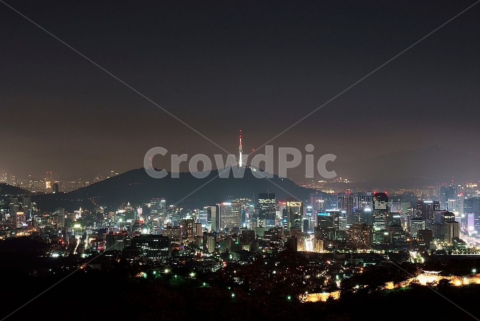 서울,야경,남산,타워,도시,city,옥외,landscape,경치,scenery,중심지,풍경,자연,urban,어반
