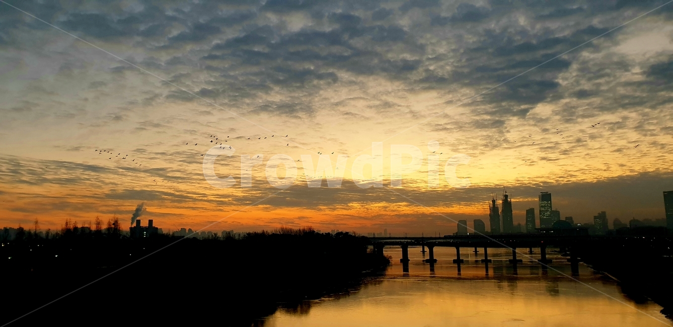 일출,sunrise,강,겨울,해돋이,새해일출,한강,다리,도시,풍경,city,landscape,nature,자연,outdoors,옥외,water,물