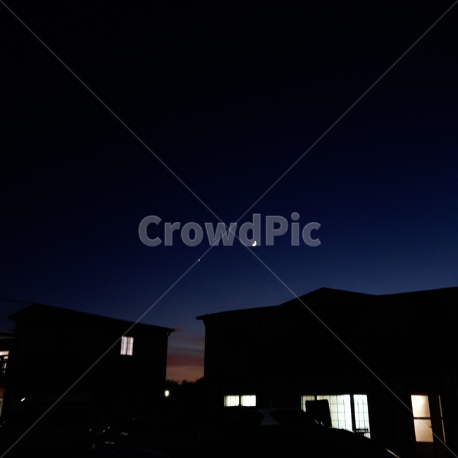 밤하늘,저녁노을,달,밤,저녁하늘,야경,밤,풍경,nightscape,night,landscape,nature,자연,outdoors,옥외