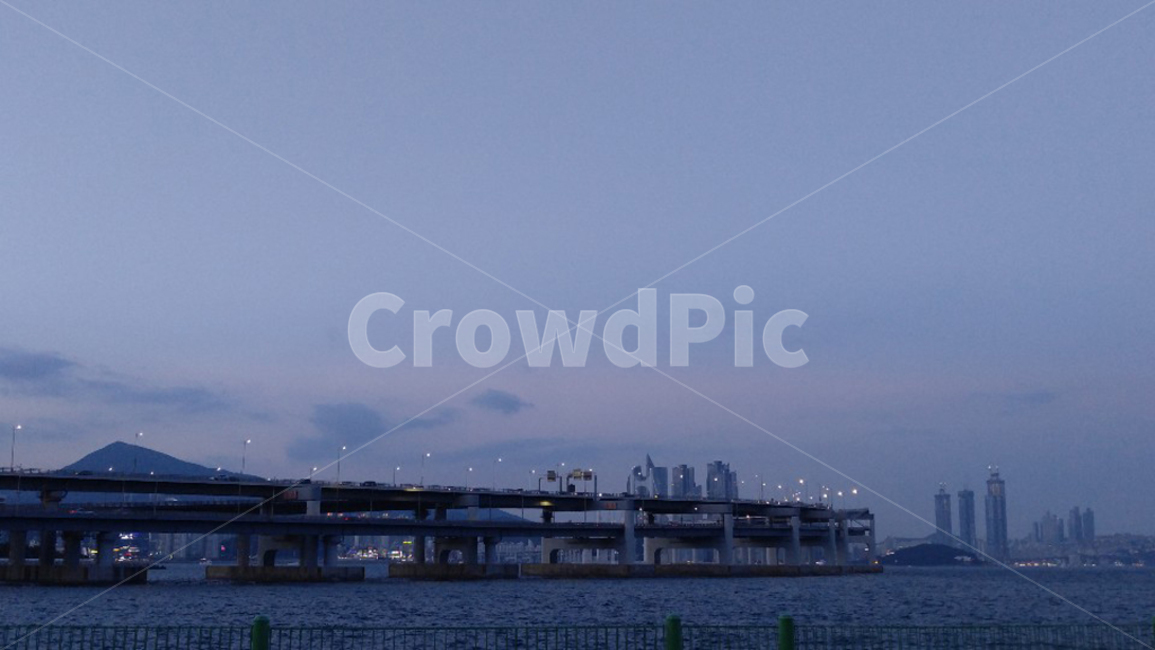 광안대교,마린시티,다리,바다,용호만