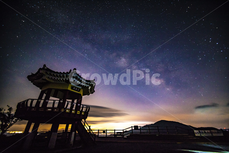 야경,밤,은하수,별,정자,미리내,한우산,의령,야경,밤,풍경,nightscape,night,landscape,한국전통,한국문화,korean traditional,korean culture,건축물,건물외관,exterior,building,structure,architecture,construction,nature,자연,건물