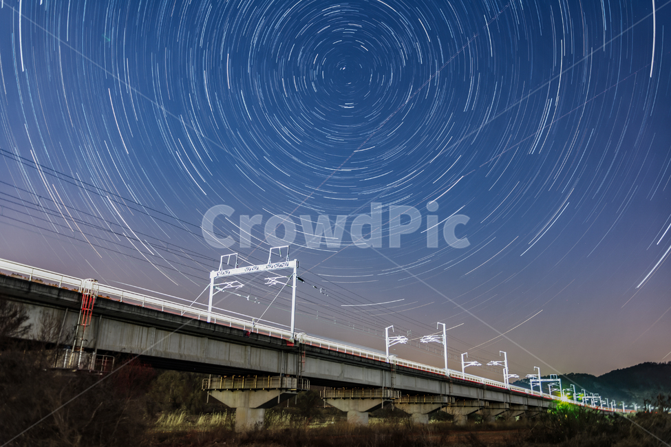 풍경,하늘,교각,철길,별,밤하늘,별궤적,nature,sky,bridge,railroad,star,nightsky,startrail,야경,밤,풍경,nightscape,night,landscape