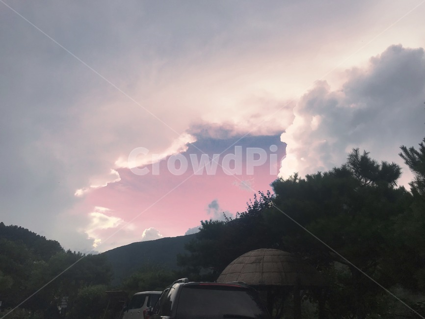 nature,자연,weather,날씨,outdoors,옥외,핑크하늘,하늘,가평