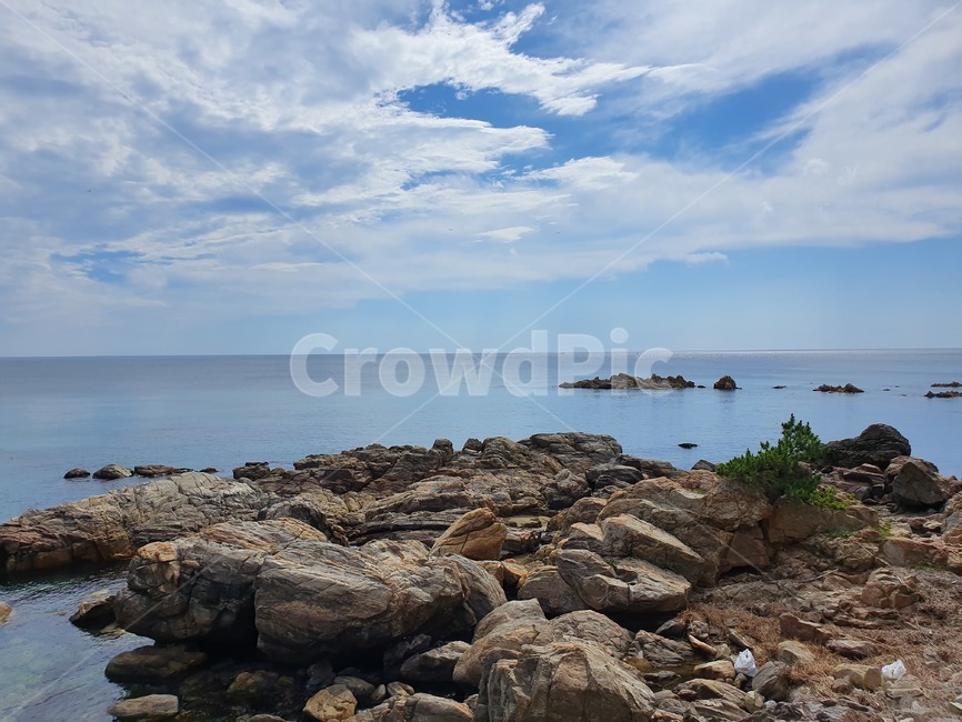 바다,sea,돌,rock,하늘,구름,물,water,자연,자연,풍경,nature,landscape