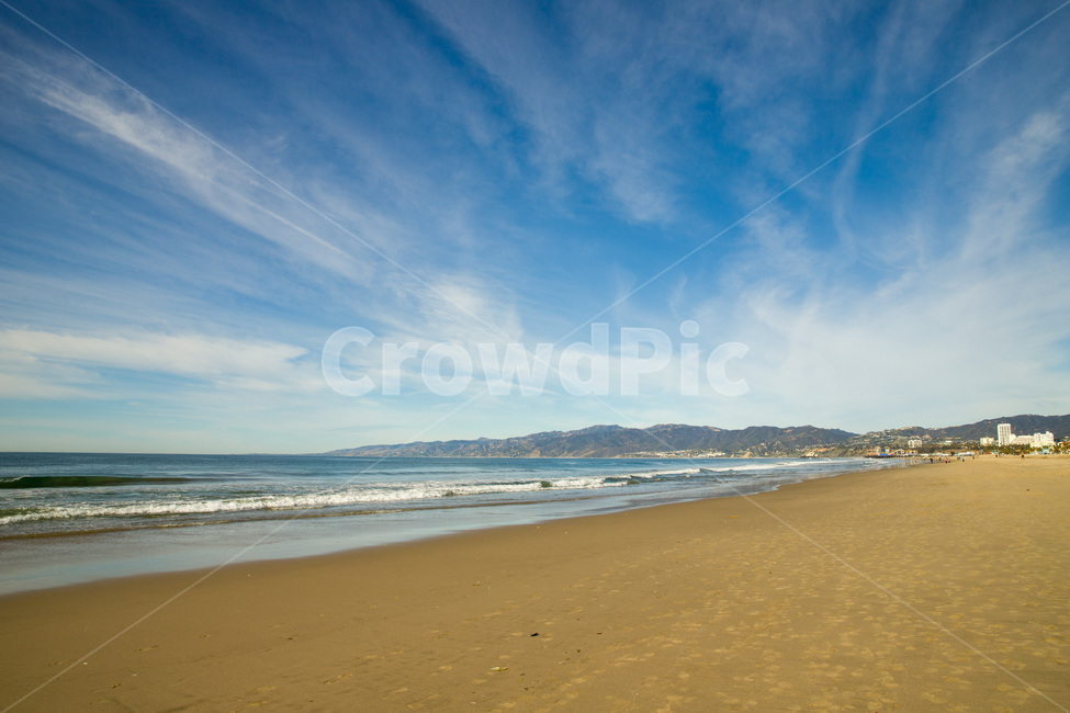 background,beach,beautiful,blue,city,clouds,coast,harbor,holiday,landscape,nature,ocean,outdoor,santamonicacalifornia,scenic,sea,sky,summer,sunrise,sunset,tourism,tropical,vacation,view,water,해안가,미국,로스앤젤레스,산타모니카,해변,하늘,바다,엘에이,물,옥외,자연,모레,백사장