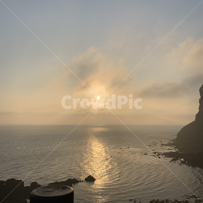 일출,제주도,하늘,바다,수평선,sunset,sky,sea,구름,수증기