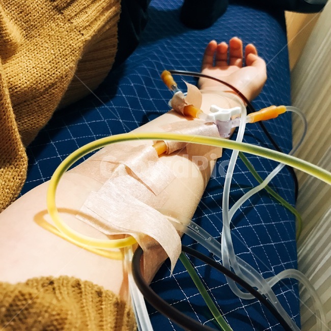 링거,영양제,수액,병원,독감,감기
