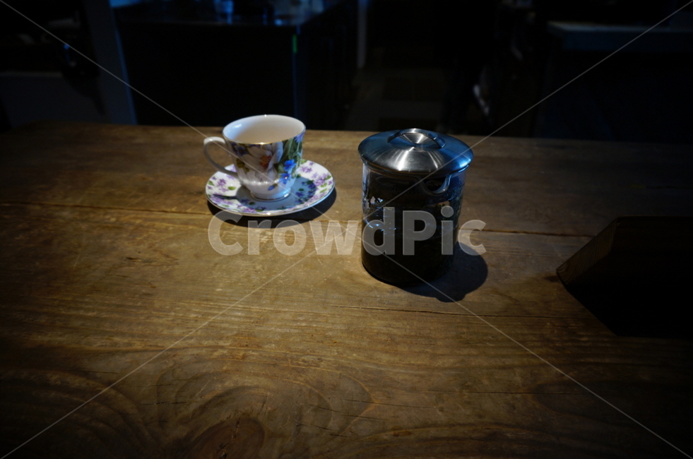 브루클린,커피잔,pottery,도기류,saucer,받침접시,cup,컵,커피컵,coffeecup