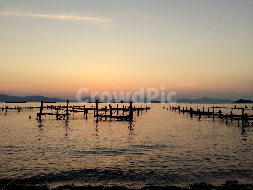 바다,여수,노을,선셋,여름,자연,풍경,nature,landscape,water,물,waterfront,워터 프론트,port,포트,pier,교각