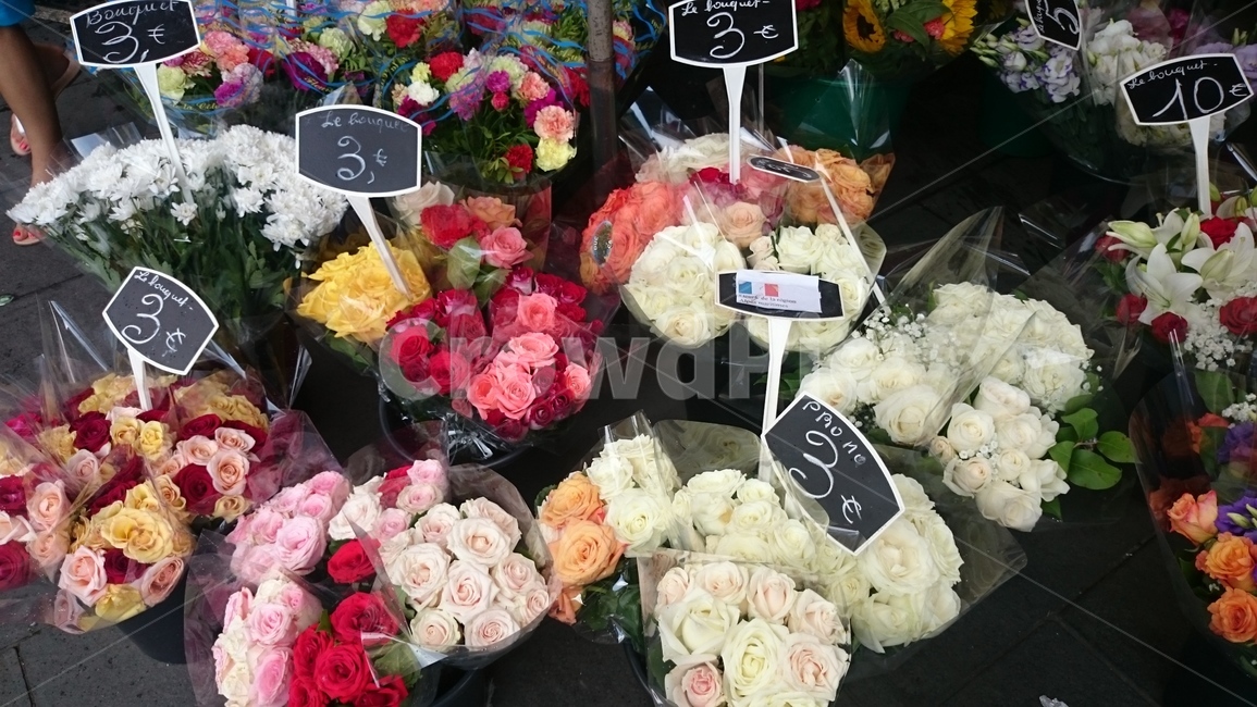 장미,꽃다발,꽃시장,플라워마켓,flowermarket,유럽마켓,프랑스니스