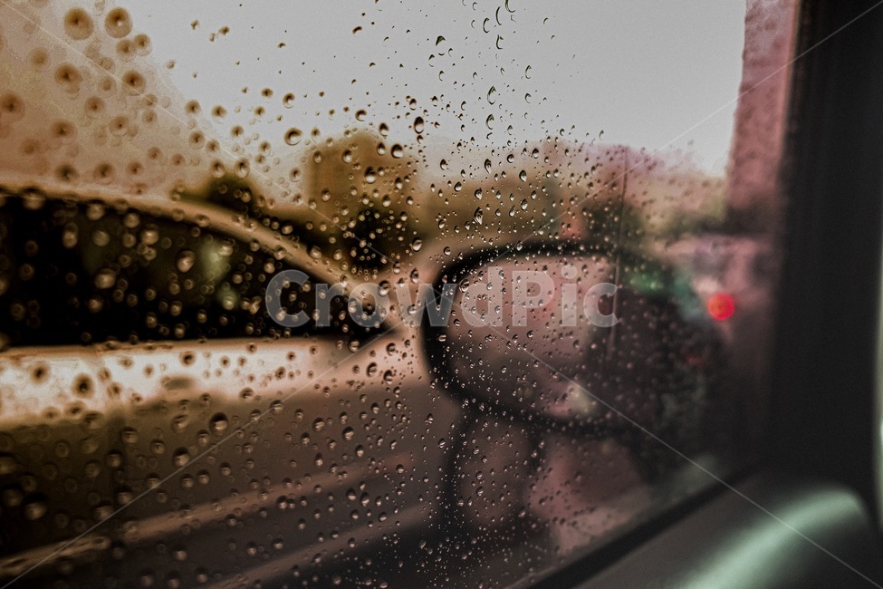 비,빗방울,자동차,유리창,교통,감성,날씨,rain,도로,교통체증,비오는날,사이드미러,창밖