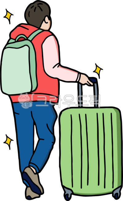 Travel,travelers,travelers,tourists,traveler,tourist,overseas travel,travel,tourism,carrier,luggage,baggage,suitcase,hand drawing,drawing,line drawing,picture,illustration,man,male