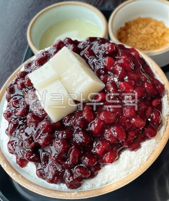 팥빙수, 빙수, 눈꽃빙수, 아이스, 얼음, 사진,이미지,일러스트,캘리그라피 - 먹방작가
