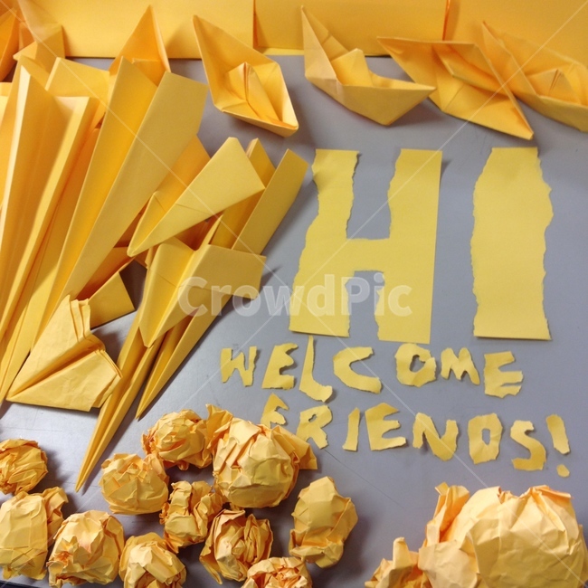 색종이,영어,종이접기,노랑색,yellow,노란색,노랑,paper,origami,paperwork,coloredpaper,english,friend,welcome