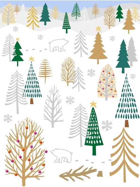 snow scene,Christmas ball,icon,winterbackground,white,snow crystal,season,bear,graphic,xmas,winter background,star,tree,christmas,softwood,background,illustration,Yearend poetry background,animal icon,design source