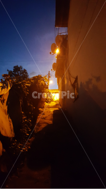 골목길,골목,가로등,밤하늘,길목,야경,밤,풍경,nightscape,night,landscape,골목길,alley,flare,플레어,light,빛