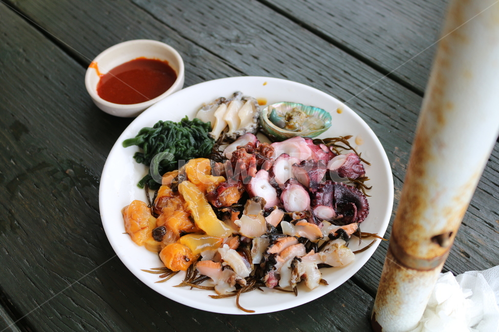 해산물,문어,마라도,초장,food,음식,meal,식사